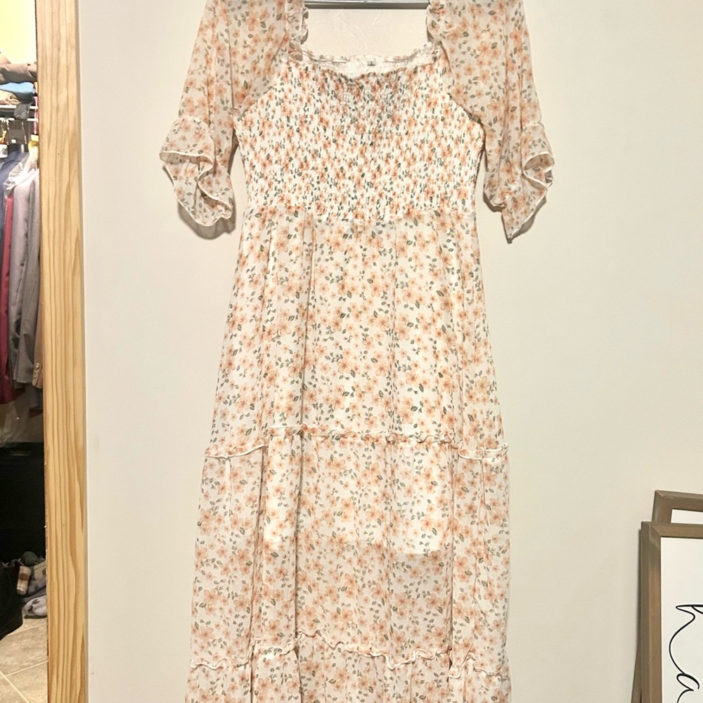 Floral Print Women's Dress